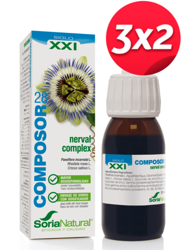 Pack 3X2 Composor 28 Nerval Complex Xxi 50Ml. de Soria Natural