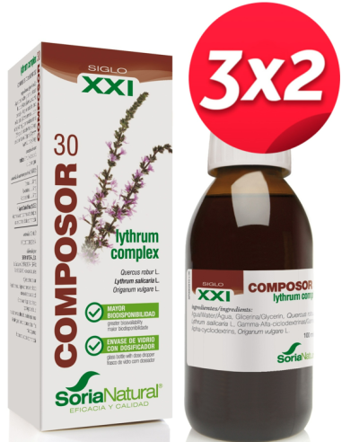 Pack 3X2 Composor 30 Lythrum Complex Xxi 100Ml. de Soria Natural