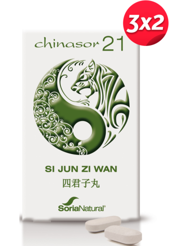 Pack 3X2 Chinasor 21 Si Jun Zi Wan 30 Comprimidos de Soria N