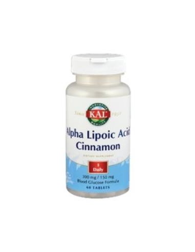 Pack 2 Uds. Cinnamon Y Alpha Lipoic Acid. 60 Comprimidos de