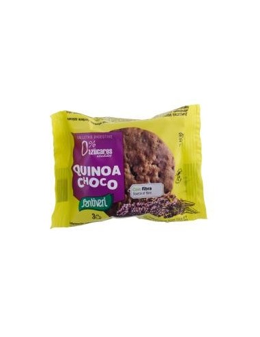 Galletas Digestive Quinoa Choco 3Uds 0% Azucar 27G Santiveri