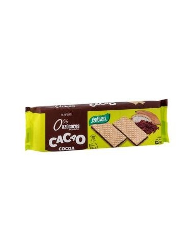 Galletas Rellenas De Cacao 0% Azucares 120 Gramos Santiveri