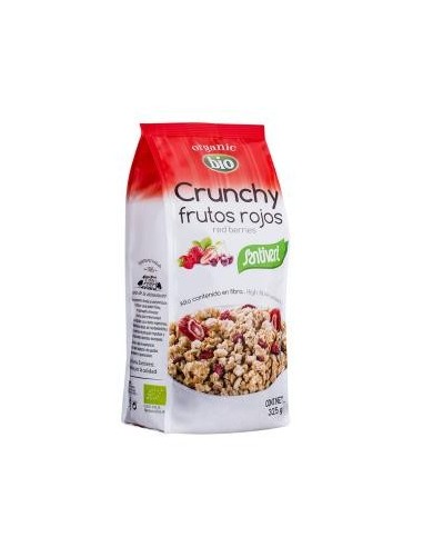 Muesli Crunchy Frutos Rojos 325 Gramos Bio Santiveri