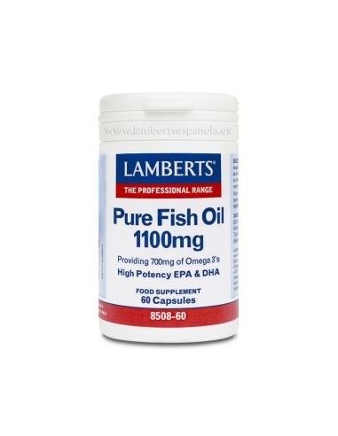 Aceite De Pescado Puro-Omega 3 Alta Pot. 60Perla de Lamberts