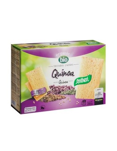 Tostadas Ligeras De Quinoa 2P 200 Gramos Bio Santiveri