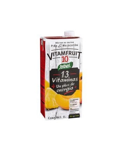 Zumo Vitamfruit  N-10 Vitaminado 1Lt Santiveri