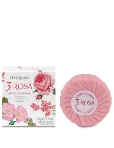 3 Rosas Jabon Pastilla 100Gr L´Erbolario