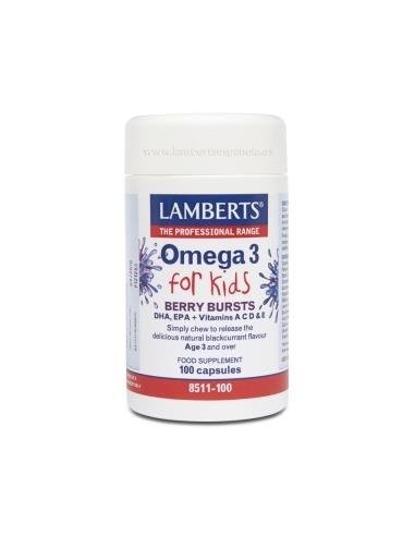 Omega 3 For Kids 100Cap. de Lamberts