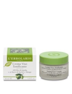 Crema Facial Tonificante Jojoba Y Manteca 50 Mililitros L´Erbolario