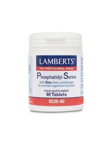 Fosfatidil Serina 100Mg Zinc 60 Comprimidos de Lamberts