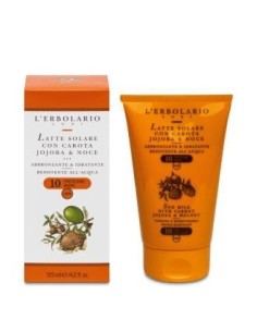 Solar Leche Zanahoria Y Jojoba Spf10 125 Mililitros L´Erbolario