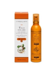 Solar Velo Con Monoi Y Coco Spf10 100 Mililitros L´Erbolario