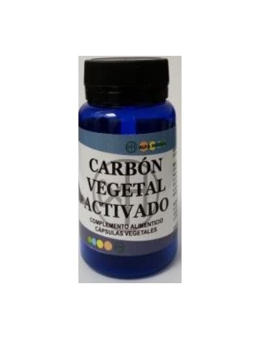 Carbon Vegetal Activado 60 Cápsulas  Vegan Alfa Herbal