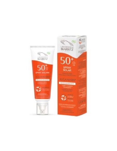Spray Solar Cara Y Cuerpo Spf50+ 100 Mililitros Alga Maris - Lab. Biarritz