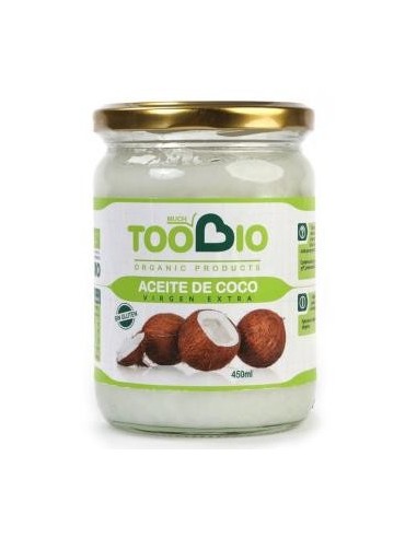 Aceite De Coco Virgen 450Ml. Bio de Toobio