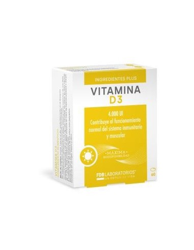 Vitamina D3 4000Ui 60 Perlas Fdb