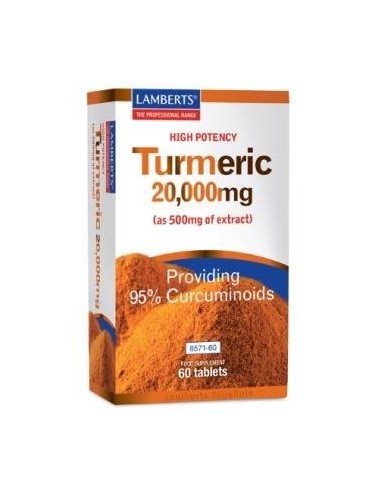 Curcuma 20.000Mg. (95% De Curcumina) 60 Comprimidos de Lambe