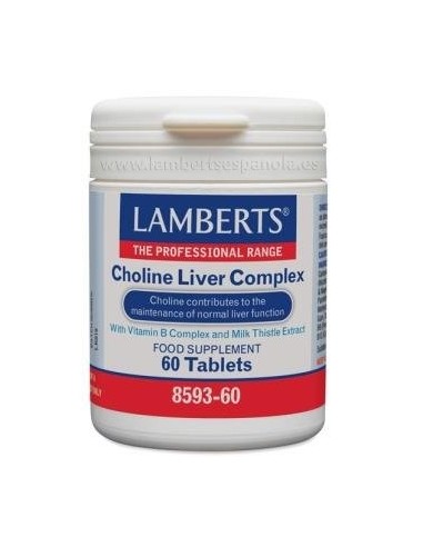 Choline Liver Complex Complejo De Colina 60 Comprimidos de L