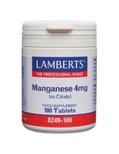 Manganeso Citrato 4Mg. 100 Cap. de Lamberts