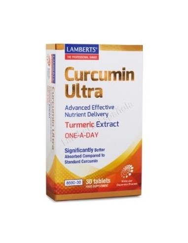 Curcumin Ultra 30 Comprimidos de Lamberts