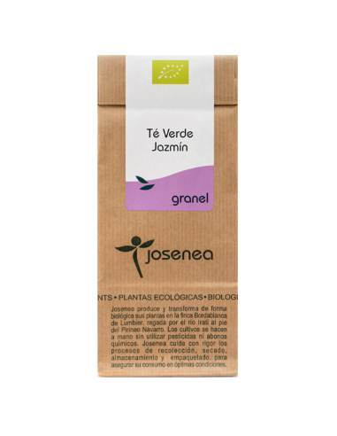 Té Verde Jazmín Bio 50 Gr. Bolsa Kraft Granel 50 Gr. de Josenea