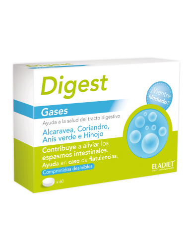 Digest Gases (Aero) 60 Comprimidos de Eladiet