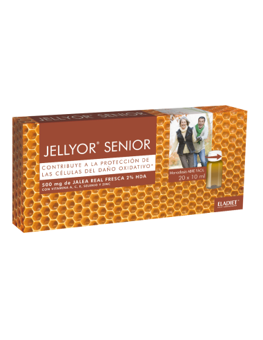 Jellyor Senior 20 Ampollas de Eladiet