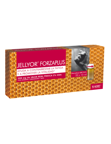 Jellyor Forzaplus 20 Ampollas de Eladiet