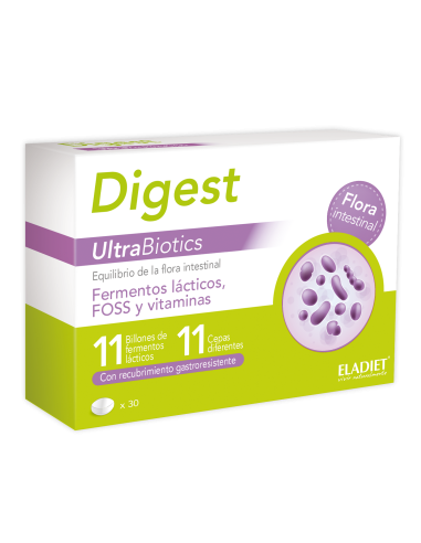 Digest Ultrabiotic 30 Comprimidos de Eladiet