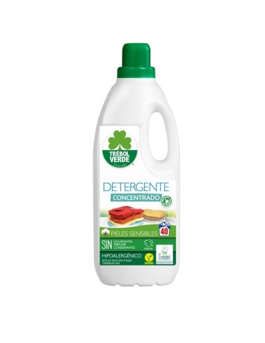 trebol verde detergente concentrado pieles sensibles 40 lava