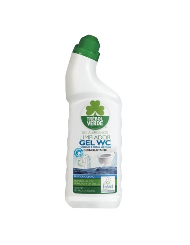 trebol verde gel wc oceano 750 ml