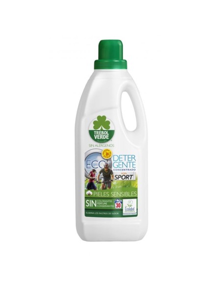 trebol verde detergente concentrado sport 30 lavados 2 l