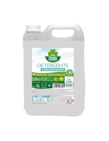 trebol verde detergente pieles sensibles 5 l