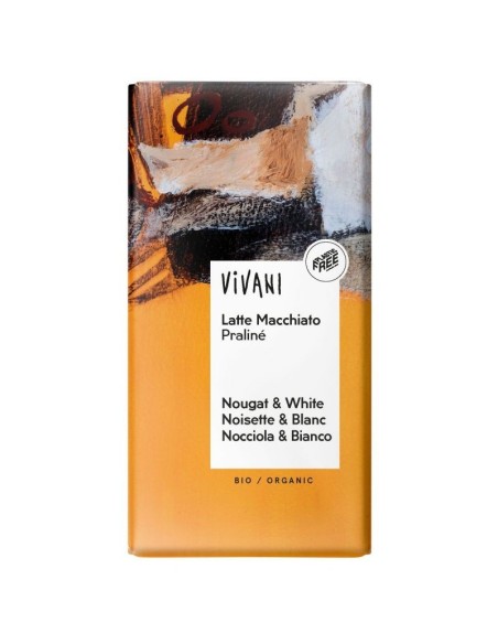 Chocolate Latte Macchiato Praline 100 Gramos Bio Vivani