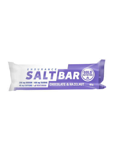 Endurance Salt Bar Choco & Avellana 40G 15 Un de Gold Nutrit