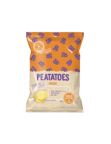 Peatatoes - Protein Chips Queso - 40 G Caja 14 Unidades