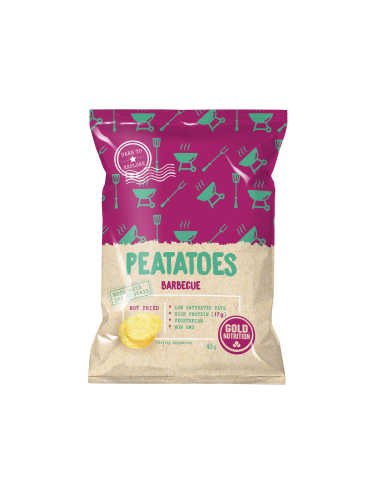 Peatatoes - Protein Chips Barbacoa - 40 G Caja 14 Unidades
