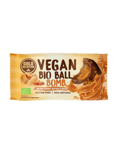 Vegan Bio Ball Energy - Salted Peanut Butter - 30 G 8 Un