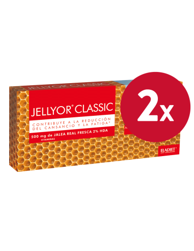 Pack de 2 uds Jellyor Classic J.R Fructosa 20Viales de Eladiet