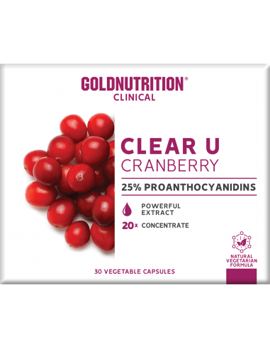Clear-U Cranberry - 30 Caps