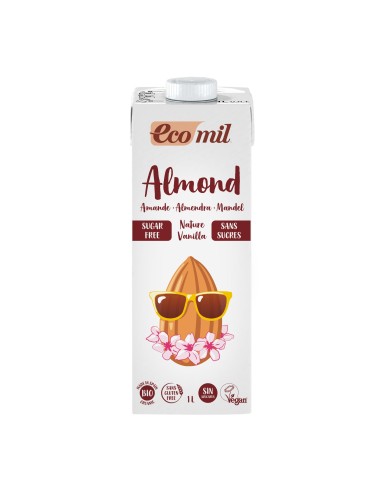 Ecomil Almond Nature Vainilla Tetrabrik 1 l