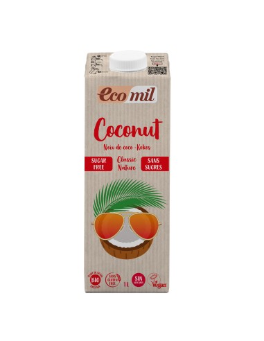 EcoMil Bebida de Coco Classic Nature Bio 1 L
