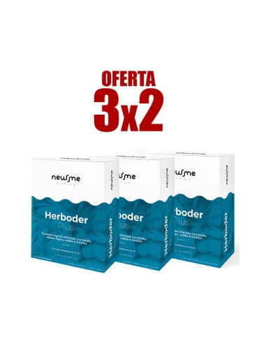Pack 3x2 Herboder Plus S/A 20 Ampollas de Herbora