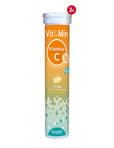 Pack de 2 uds Vit & Min Vitamina C 15Comp.Eferv. de Eladiet