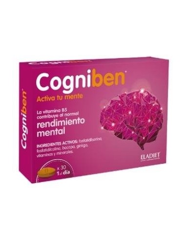 Pack de 2 Cogniben 30 Comprimidos de Eladiet Pack