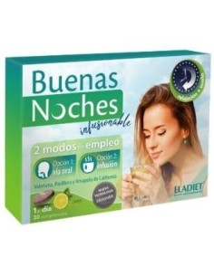 Pack de 2 Buenas Noches Infusionable 30 Comprimidos de Eladi