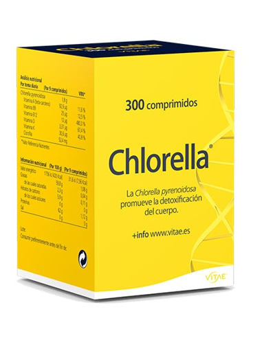 Chlorella 200mg 300 comprimidos de Vitae