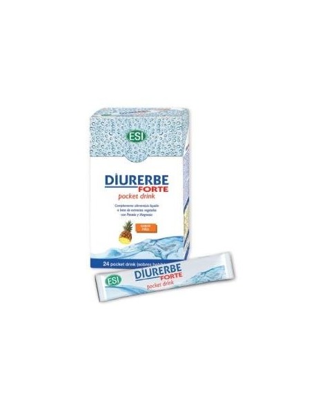 Diurerbe Forte Piña Pocket Drink (24 Sobres) De Esi