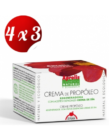 Pack 4x3 Aprolis Crema Propoleo Tarro 50 Ml de Intersa