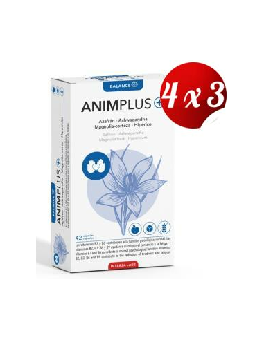 Pack 4x3 Animplus 42 capsulas de Intersa